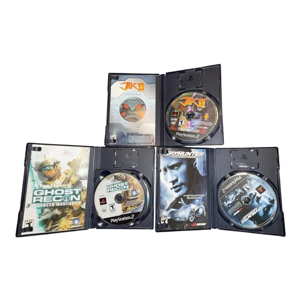 Lot Of 3 PS2 Games CIB with Manuals Untested